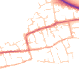 Daytime road noise heatmap for CB6 2PH