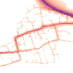 Daytime road noise heatmap for CB6 2PY