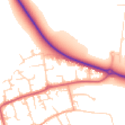 Daytime road noise heatmap for CB6 2QB