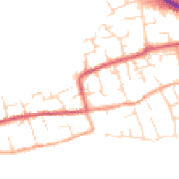 Daytime road noise heatmap for CB6 2QJ