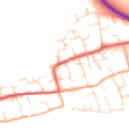 Daytime road noise heatmap for CB6 2QQ