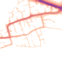 Daytime road noise heatmap for CB6 2RB