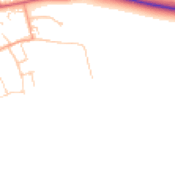 Daytime road noise heatmap for CB6 2RN