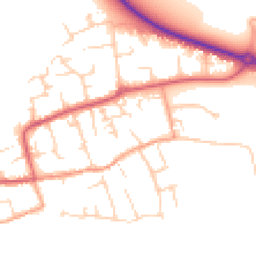 Daytime road noise heatmap for CB6 2RR