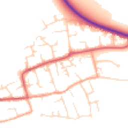 Daytime road noise heatmap for CB6 2RT