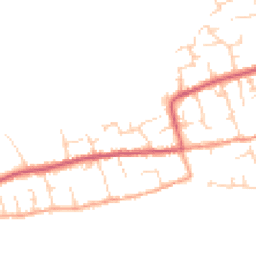 Daytime road noise heatmap for CB6 2RW