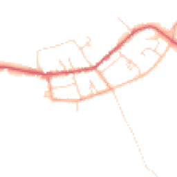 Daytime road noise heatmap for CB6 2SQ