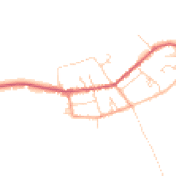 Daytime road noise heatmap for CB6 2SX