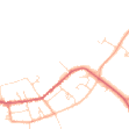 Daytime road noise heatmap for CB6 2SY