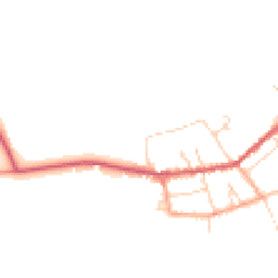 Daytime road noise heatmap for CB6 2TD