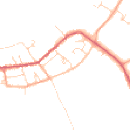 Daytime road noise heatmap for CB6 2TE