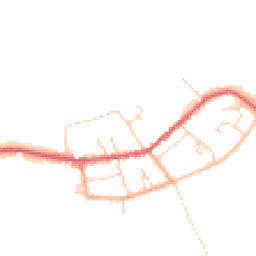 Daytime road noise heatmap for CB6 2TG