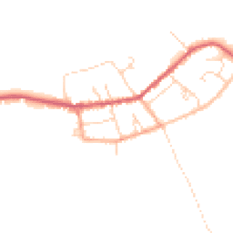 Daytime road noise heatmap for CB6 2TH