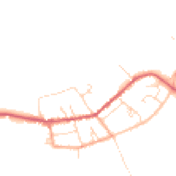 Daytime road noise heatmap for CB6 2TQ