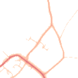 Daytime road noise heatmap for CB6 2TS
