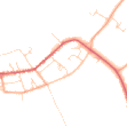 Daytime road noise heatmap for CB6 2TW