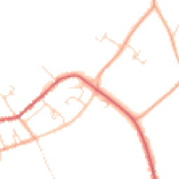 Daytime road noise heatmap for CB6 2UJ