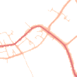 Daytime road noise heatmap for CB6 2UL