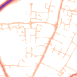 Daytime road noise heatmap for CB6 2WS