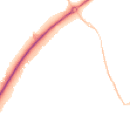Night-time road noise heatmap for CB6 3AJ