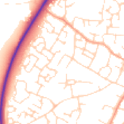 Daytime road noise heatmap for CB6 3DA