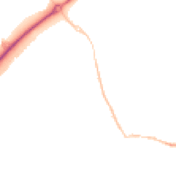Night-time road noise heatmap for CB6 3ES