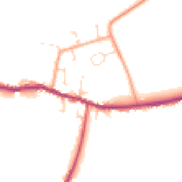 Daytime road noise heatmap for CB6 3FL