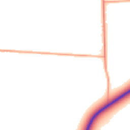 Daytime road noise heatmap for CB6 3GF