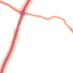 Night-time road noise heatmap for CB6 3GU