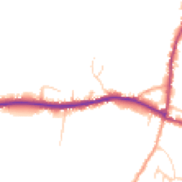 Daytime road noise heatmap for CB6 3GZ