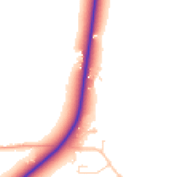 Daytime road noise heatmap for CB6 3HH