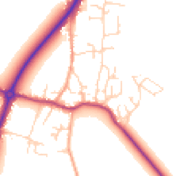 Daytime road noise heatmap for CB6 3HX