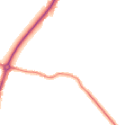 Night-time road noise heatmap for CB6 3HX