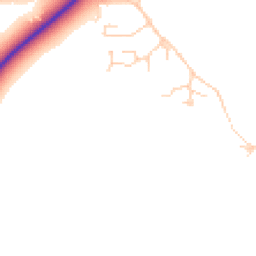 Daytime road noise heatmap for CB6 3HY