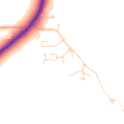 Daytime road noise heatmap for CB6 3JB