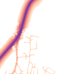 Daytime road noise heatmap for CB6 3JR