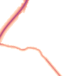 Night-time road noise heatmap for CB6 3JU
