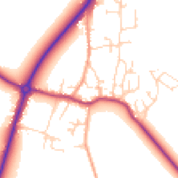 Daytime road noise heatmap for CB6 3LA