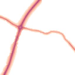 Night-time road noise heatmap for CB6 3LB