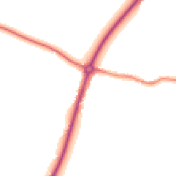 Night-time road noise heatmap for CB6 3LP