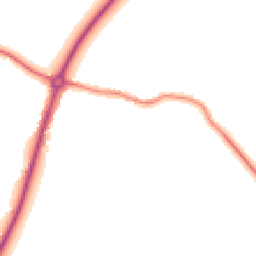 Night-time road noise heatmap for CB6 3NA