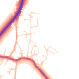 Daytime road noise heatmap for CB6 3NY