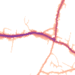 Daytime road noise heatmap for CB6 3RF