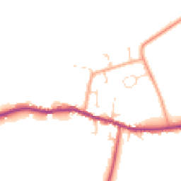 Daytime road noise heatmap for CB6 3RH