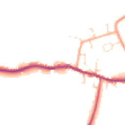 Daytime road noise heatmap for CB6 3RQ