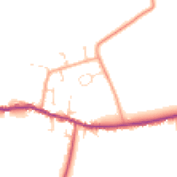 Daytime road noise heatmap for CB6 3RS