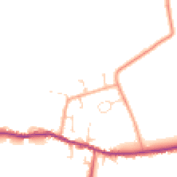 Daytime road noise heatmap for CB6 3RT