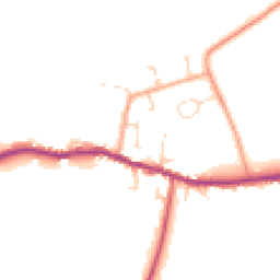 Daytime road noise heatmap for CB6 3SJ