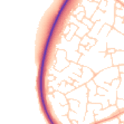 Daytime road noise heatmap for CB6 3SN