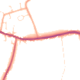 Daytime road noise heatmap for CB6 3SQ